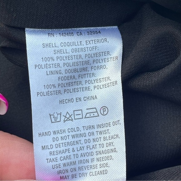 ANTHROPOLOGIE Wolven Black Crochet Lace "Terrace Sheath Dress" Size 8 - Picture 12 of 15